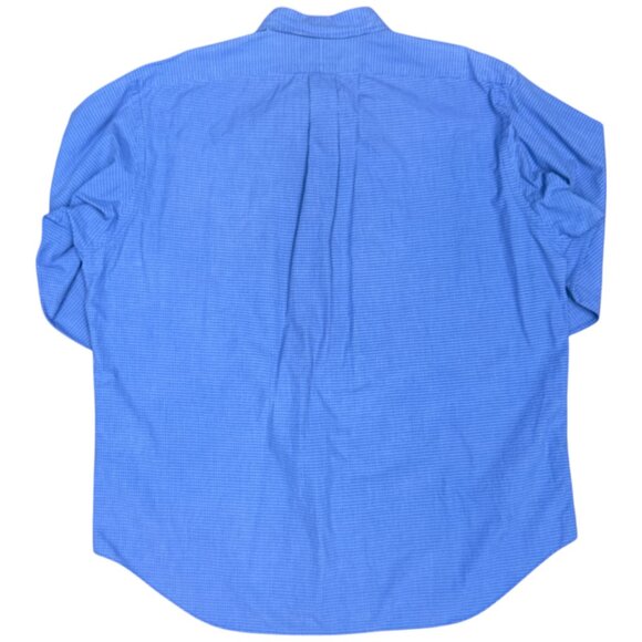 Men's RALPH LAUREN “Blake” Long Sleeve Button-Down Blue Plaid Shirt- Size XL‎ - Picture 5 of 8